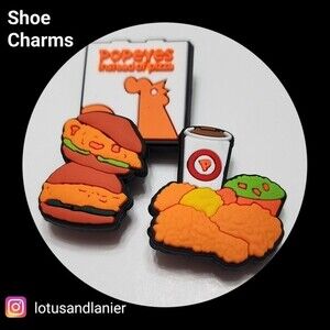 Shoe Charms "Popeyes" Charms Set of 3
